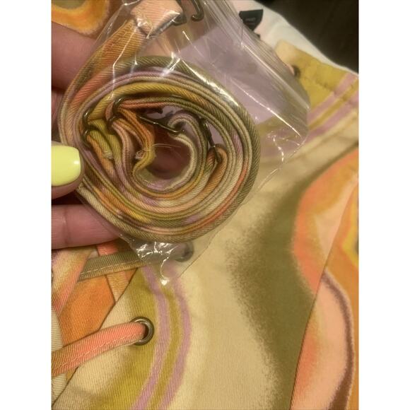 Wild Fable Women's Size Large Twill Tube Bodycon Dress Neutral Wave Boho Retro - Picture 11 of 14